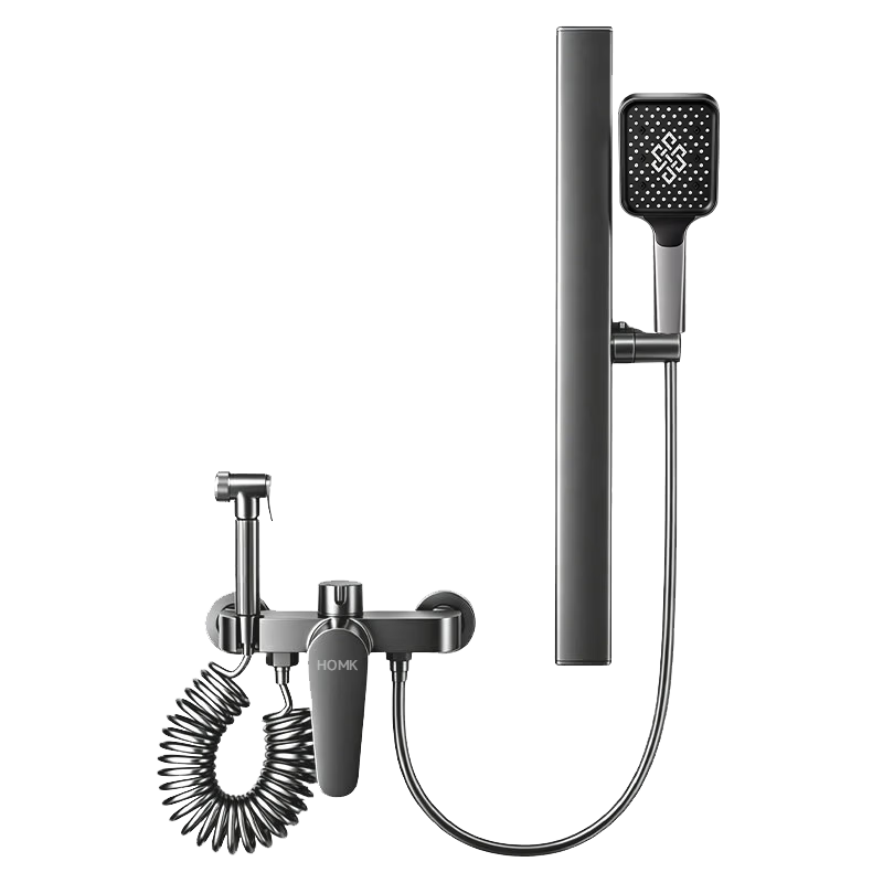 HOMK Seiko Shower Faucet Set Premium Copper Integrated Bathroom Shower System