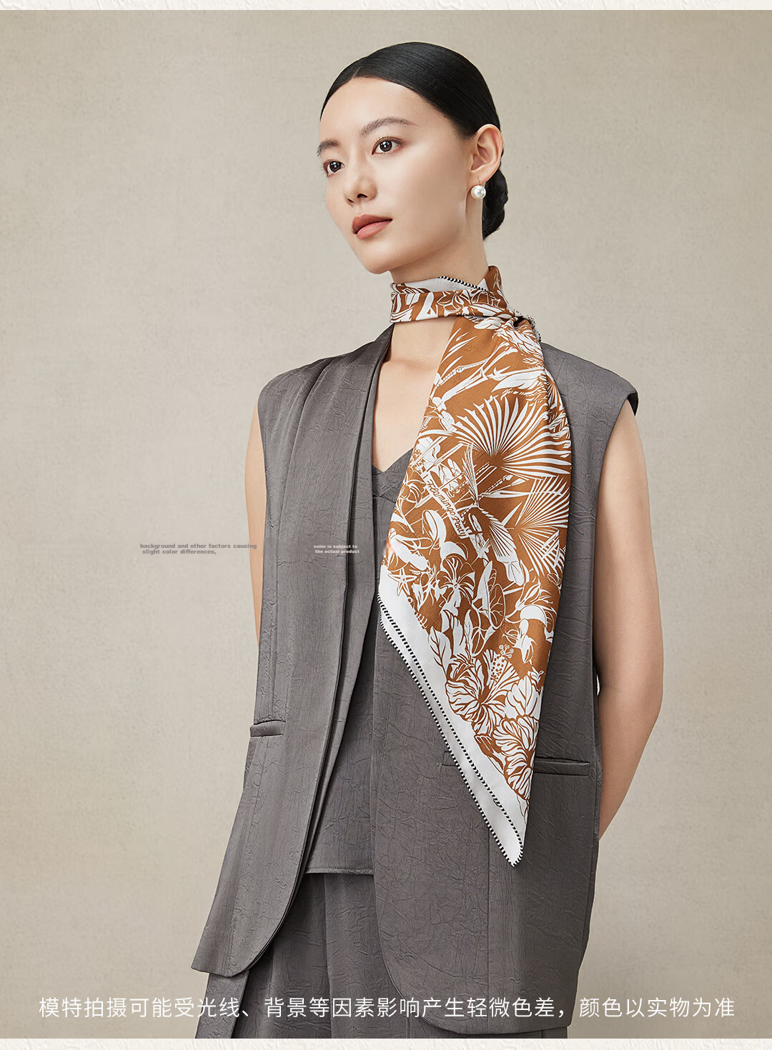 Shanghai Story 100% Mulberry Silk Jacquard Square Scarf Genuine Silk Gift for Mom and Girlfriend Birthday 9