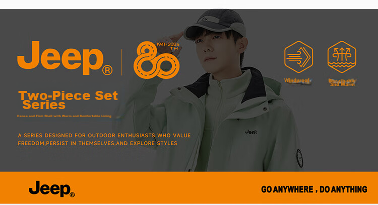 JEEP Unisex Lightweight Outdoor Casual Sports Jacket Moonlight Blue 4XL 3