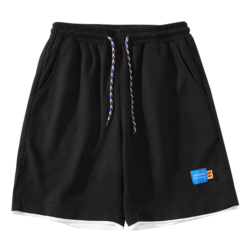 GENIOLAMODE Men's Shorts, Lightweight And Loose-Fitting for Summer, Casual Versatile Ice Silk Five-Point Pants for Me