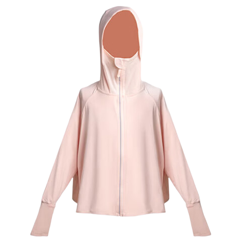 Moremerry Children's Sun Protection Clothing, Cool And Breathable, UV-Resistant, for Boys And Girls, Summer Lightweight, Baby Sun Protection Garment, Apricot Pink, Size L