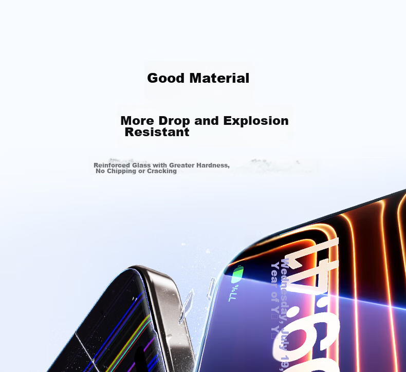 UGREEN Ultra Clear Blue Light Blocking Tempered Glass Screen Protector for iPhone 14 Plus and iPhone 13 Pro Max, Anti-Blue Light, Eye Protection, Drop Resistant, Dustproof, Anti-Fingerprint, 2-Pack 8
