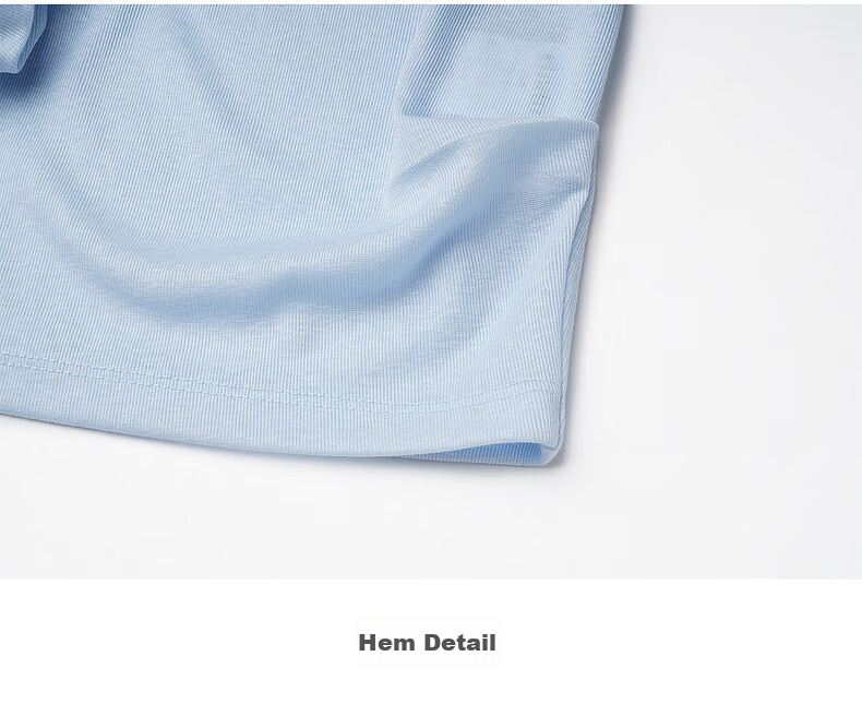 Olrain Eurier Casual Loose Short Sleeve T-Shirt Women Summer New Trendy Top Blue S 35