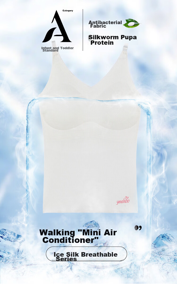 YEEHOO Girls' Underwear, Pink Base Liquid Invisible Vest-Style Bra, Puberty Training Bra, First Stage for Ages 8-12 1