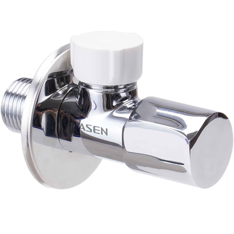 Weixing Toilet Check Valve, Brass with Backflow Prevention Valve Ceramic Core, Cold And Hot Water Compatible, 1/2 Inch Inlet 1123