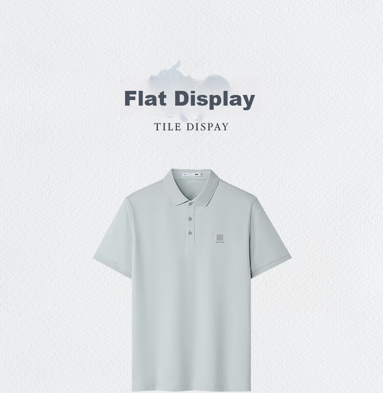 HLA Short-Sleeve Shirt for Men, 26 Zhonghua Dragon Series, Cool And Breathable Lapel Short-Sleeve Shirt for Men in Summer 8