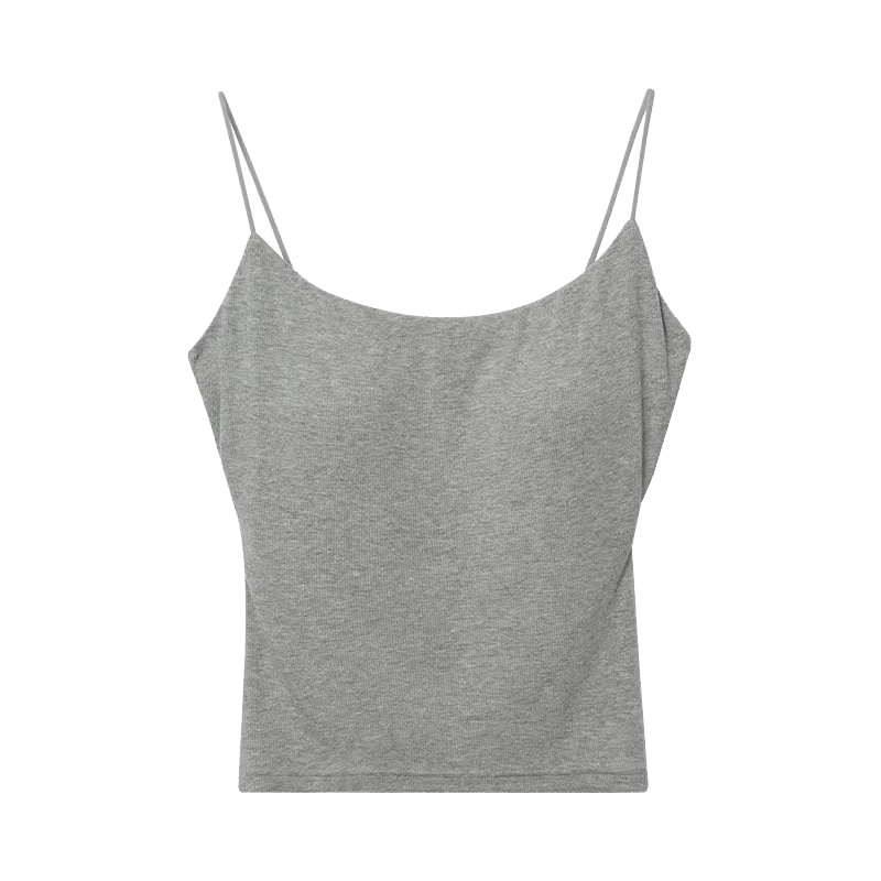 Fuli Girl Women's High-End Backless Integrated Bra with Chest Pads, Camisole Vest Top, Outerwear and Innerwear
