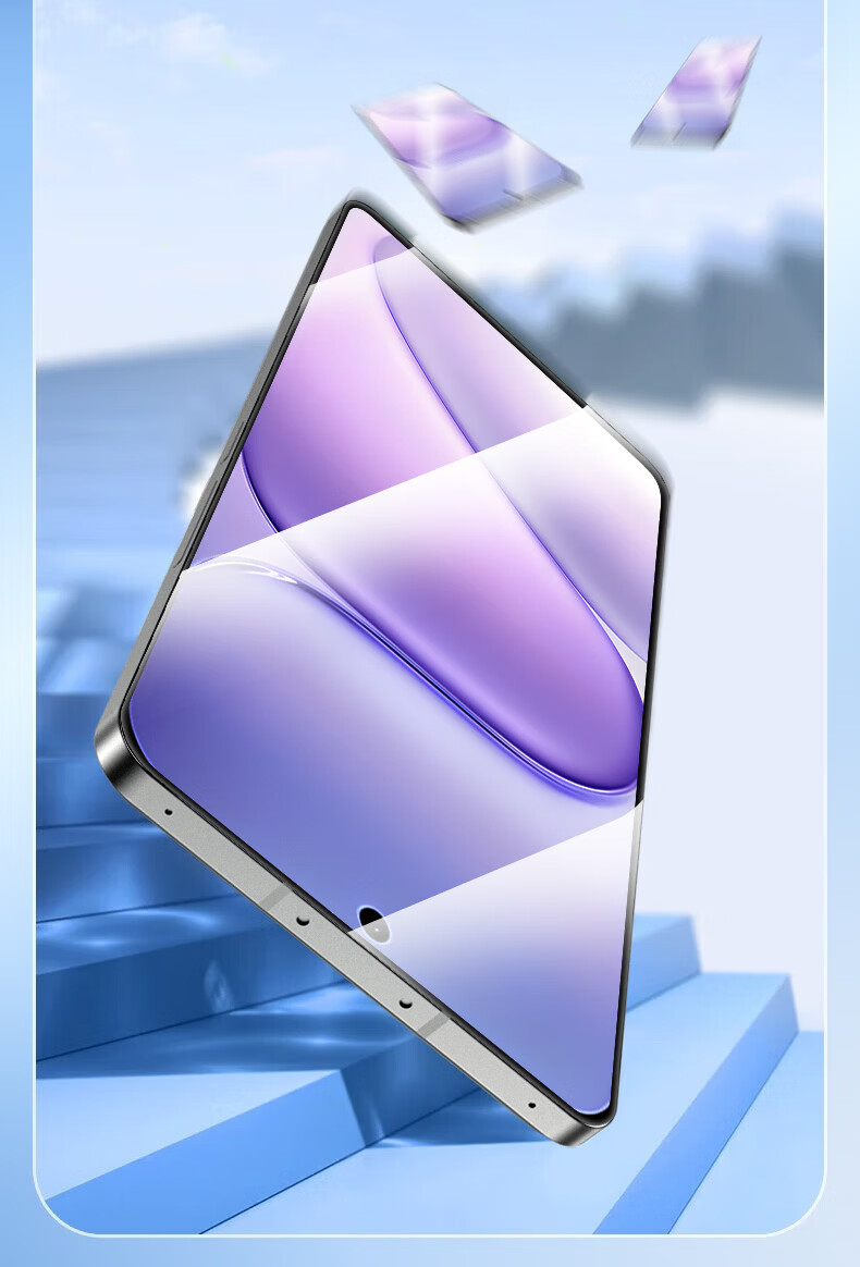 Langling [Top Dust Removal Chamber | 3D Hot-Bent AR Anti-Glare] Full Glue Tempered Glass Screen Protector for Honor 600 Super Edition / 600 Pro / Vitality Edition 9