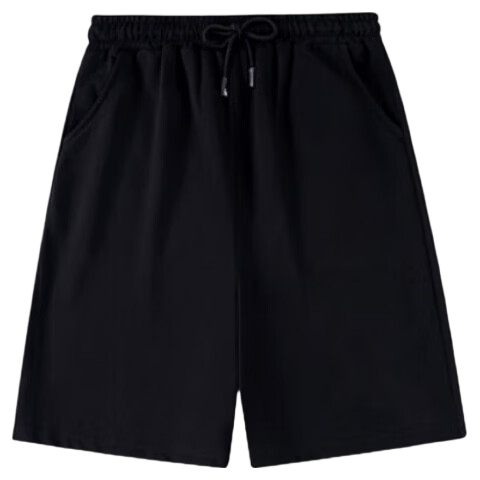 JEANSWEST Women's Shorts, Summer New Style, Pure Cotton, Slimming Effect, Athletic Shorts, Lazy A-Line Casual Solid Color Knee-Length Shorts
