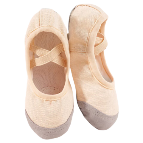 Aiwu Ge Children's Dance Shoes Soft Sole Ballet Practice Shoes Boys and Girls Dance Shoes Grading Special Dance Shoes Nude Color Size 30