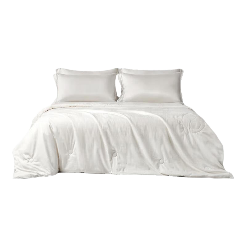 Boyang Home Textiles 100% Silk Quilt Baby-Friendly A-Class Cotton Antibacterial Silk Spring and Autumn Quilt Core Approx. 4.9 Jin 220*240cm