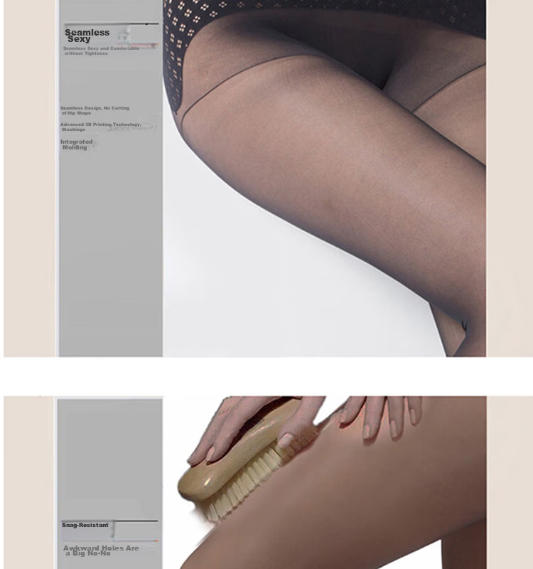 Avandy 15D High Elastic Apple Hip Seamless SPA Mask Silk Transparent Durable Pantyhose for Women 13