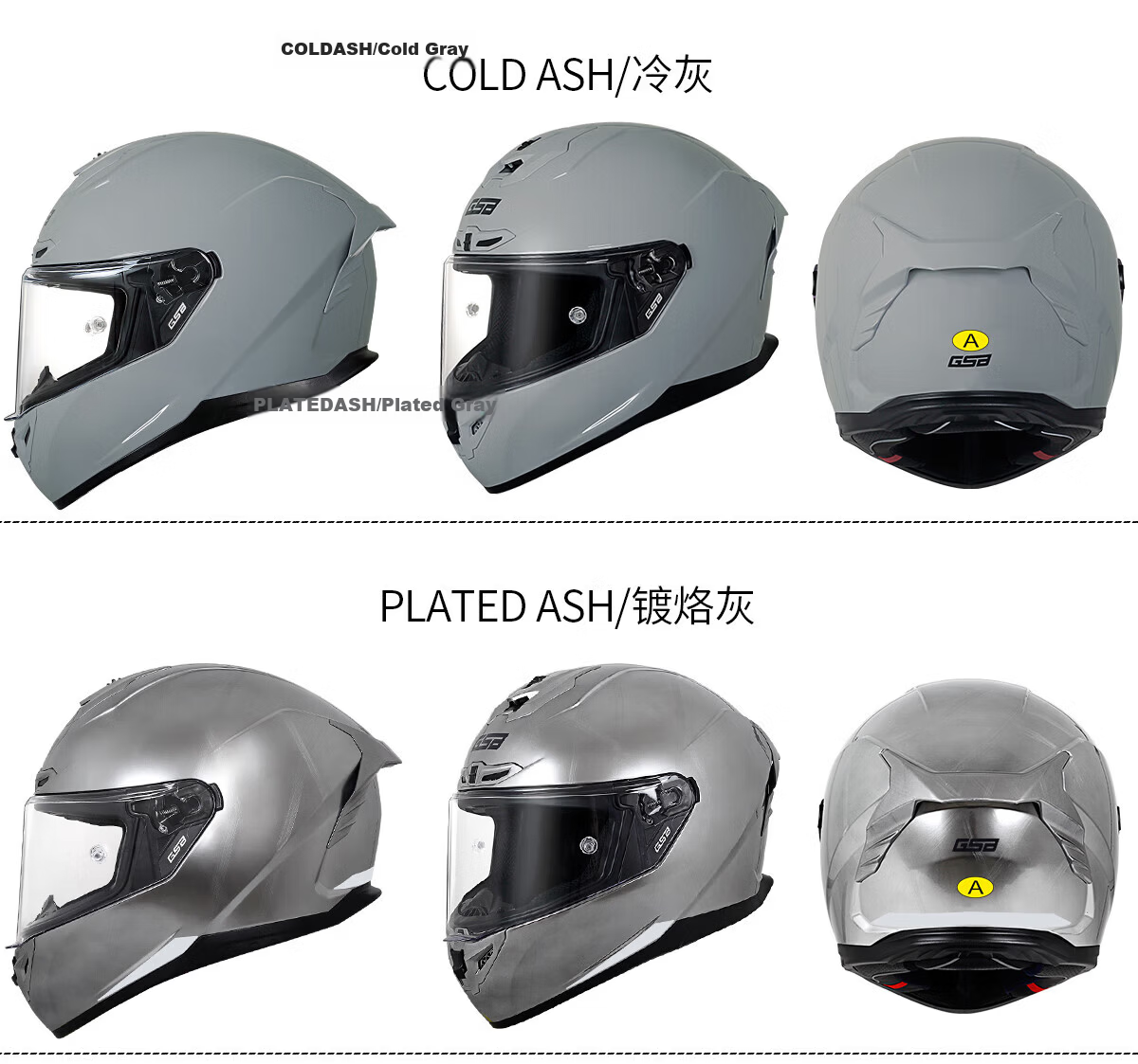 GSB Motorcycle Full Face Helmet 3C Certified All-Season Unisex G361 22