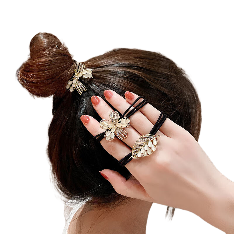 Dijing Premium Hair Tie for Women 2026 High Elasticity Durable Hair Band Luxury Hair Rope Children's Day Gift