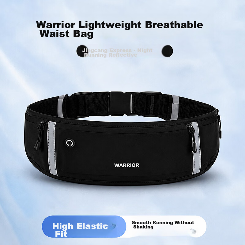 Warrior Running Waist Bag Unisex Sports Fitness Multifunctional Crossbody Lightweight Outdoor Phone Holder Gear