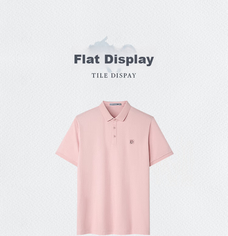 HLA Heilan Home Men's Short Sleeve Polo Shirt 26 Chinese Dragon Series Cooling Short Sleeve Summer Shirt 13