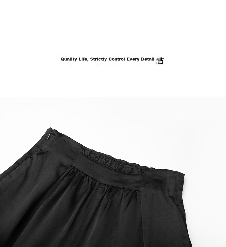 Demana [100 Acetate] Summer Lightweight Pearlescent Pleated Carrot Pants Slim Fit Cropped Casual Pants for Women Premium Feel 11