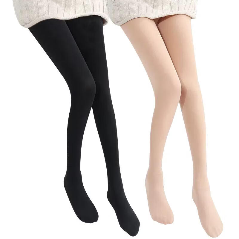 LangSha Women's Leggings, Spring And Autumn Bare Leg Pantyhose, Plus Size, Thigh-High Stockings, One Size Fits All
