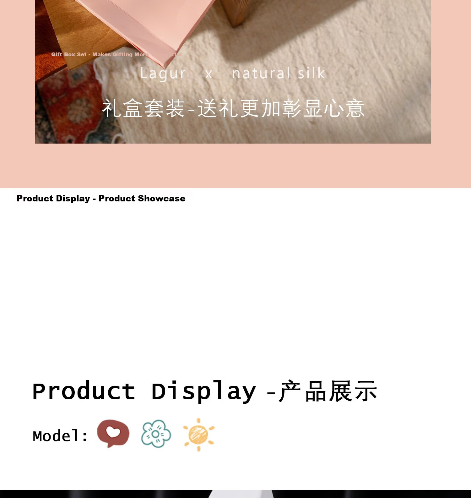 Lagur "Rose Red Morning Glory" Original Handmade Fine Rolled Mulberry Silk Scarf Midnight Blue (Pink Gift Box) 19