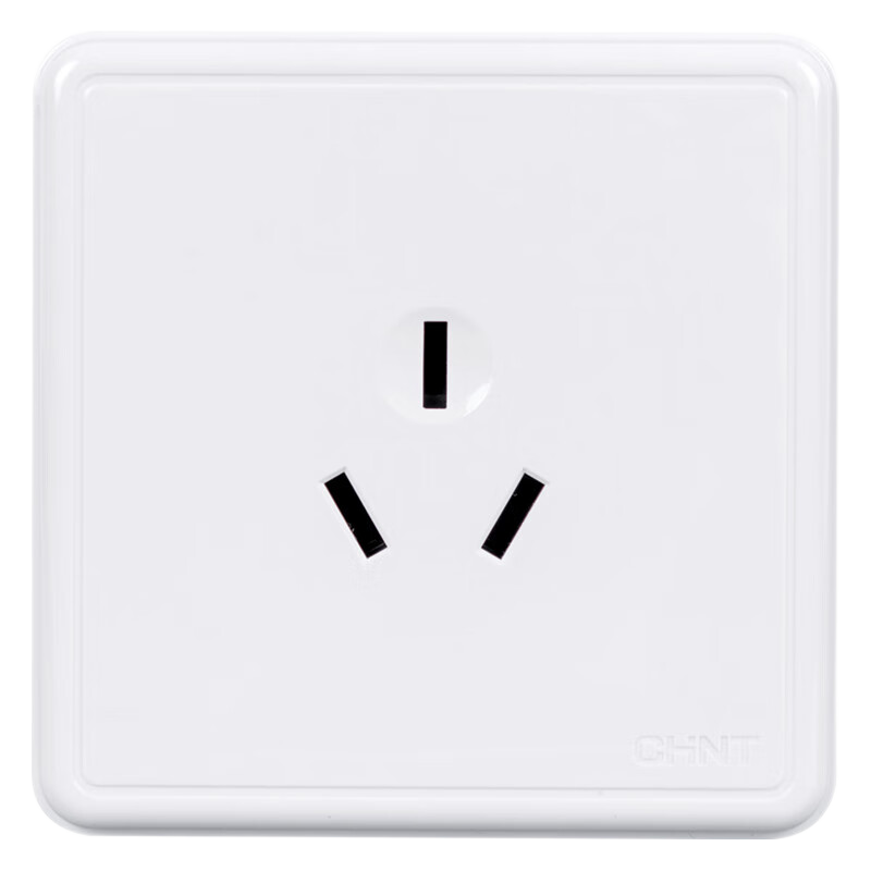 CHNT Surface-Mounted Switch Socket Panel, 1c Series, 16A Three-Hole Socket