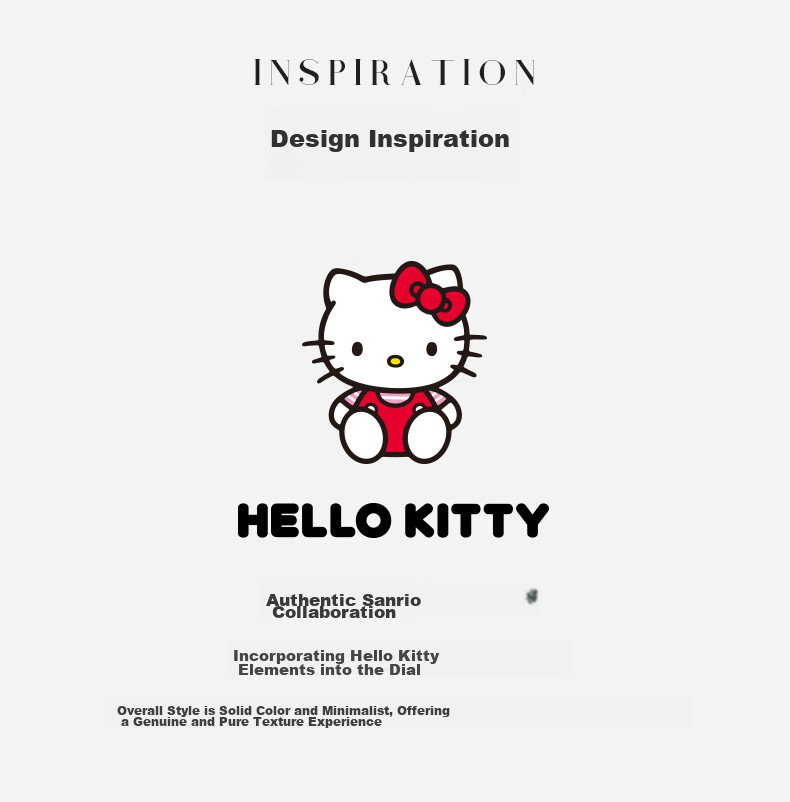 Hello Kitty Student Exam Watch for Girls Middle and High School Quiet Quartz Movement 4