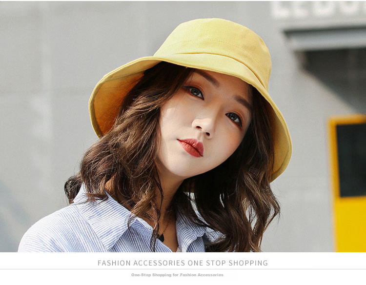 GLO-STORY Women's Sunshade Hat Thin Mesh Breathable Sun Protection Fisherman Hat Korean Style Casual Foldable UV Protection Bucket Hat 12