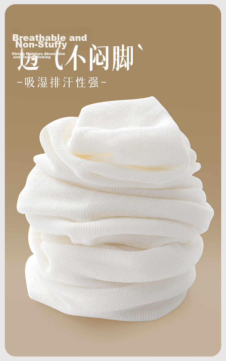 Bingxue Cotton Disposable Socks 20 Pairs Unisex Daily Use Breathable Comfortable Travel Short Socks 6