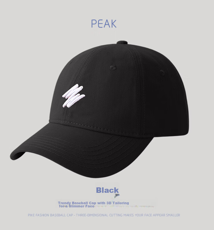 Peak Baseball Cap Outdoor Sports Cycling Sun Protection Large Head Circumference Sunshade Large Brim Duckbill Cap Street Dance Fashion Hat 12