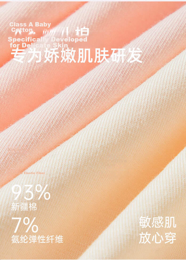 YUZHAOLIN Women's Underwear 3-Pack, Grade 10 Antibacterial Pure Cotton Crotch, 2026 New Triangle Shorts for Women, Class A 7