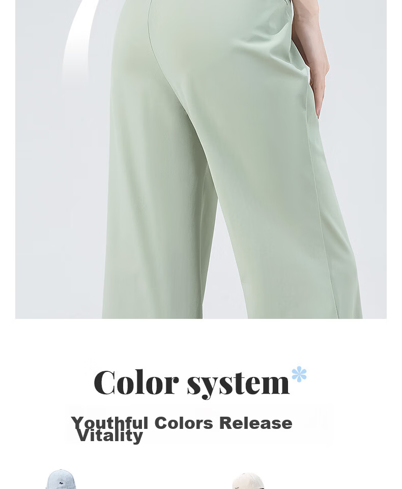 MINISO Women's Black Flared Pants Thin 2026 New Ice Silk Cooling Sun Protection Slim Fit Long Pants for Petite Summer 8