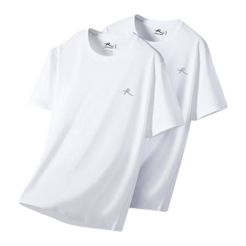LangSha Men's Short-Sleeve Tank Top, Round Neck, Simple Style, Thin Fabric, Sweat-Absorbing And Breathable, Men's Sports Casual Wear