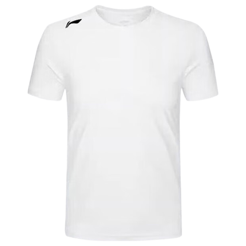 LI-NING Quick-Dry Cooling Summer Sports T-Shirt for Men, Gym Running Basketball Training Breathable Comfortable Crew Neck Short Sleeve Top