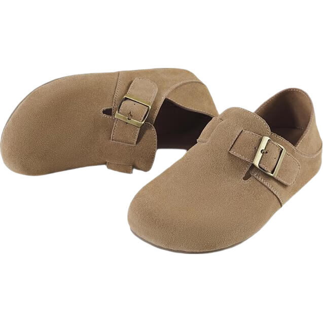 Hotwind Mall Matching Women's Shoes, Commuter Birkenstock Shoes, Spring New Style Versatile Slip-On Lazy Shoes for Women, Soft-Soled Slippers
