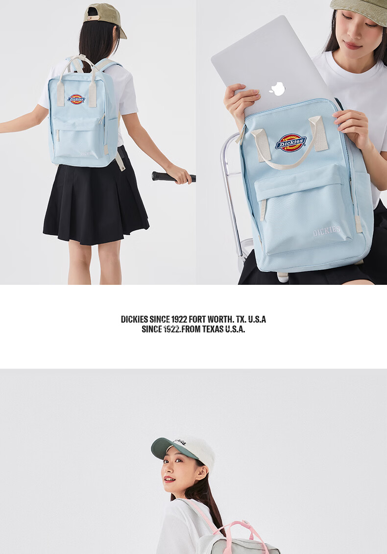 Dickies Backpack for Women, Mini Cute Backpack for Children, School Bag for Middle And High School Students, Casual Travel Bag, Gift-Giving Optio 15