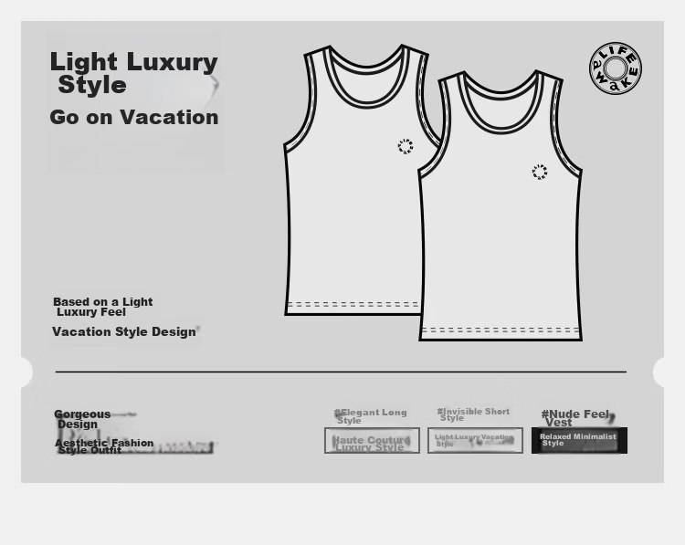 HLA Luxury Vacation Men's Sleeveless Vest Zero Carbon Tencel Antibacterial Mite-Resistant Basic Thin Undershirt 1