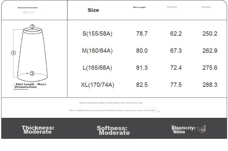 Giordano Women's Skirt 2026 Summer Lyocell Denim Cake Skirt Elastic Waist Mid-Length Skirt 13466220 2