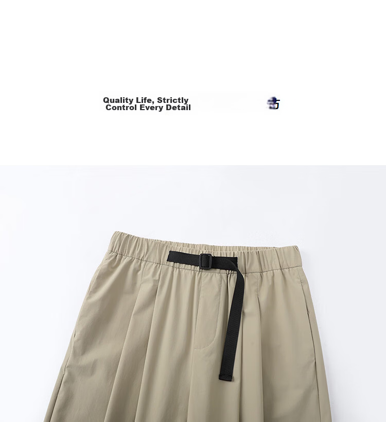 Demana Anti-Mite Antibacterial Spring Simple Style High-Waist Pleated Straight Loose Slimming Casual Pants for Women Premium Feel 15
