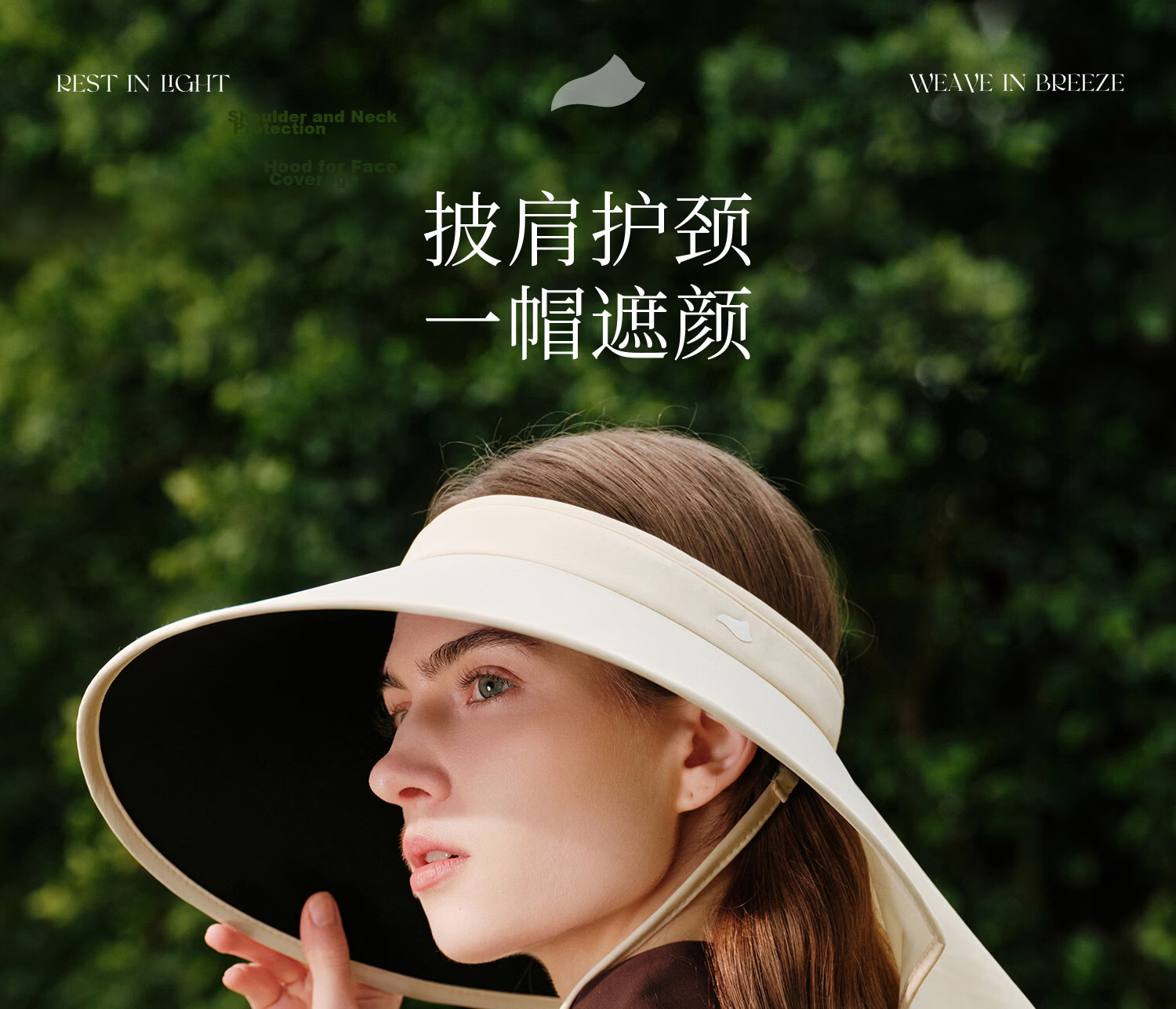 FANCET Women's Summer Wide Brim Face and Neck Cover Sun Hat UV Protection Black Coated Heat Insulation Open Top Sunshade Hat 1