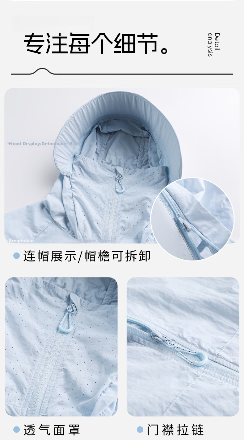 MULINSEN Women's Summer 2026 New Breathable Ice Silk Sun Protection Jacket Small Size Gray Purple XS 22