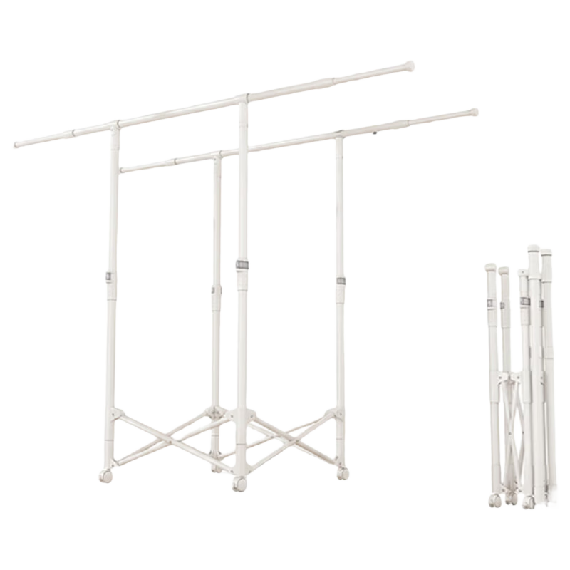 Hakkai Bird Indoor Folding Clothes Drying Rack Floor-Standing Space-Saving Bedroom Hanger for Small Apartments Balcony Laundry Quilt Drying Rack