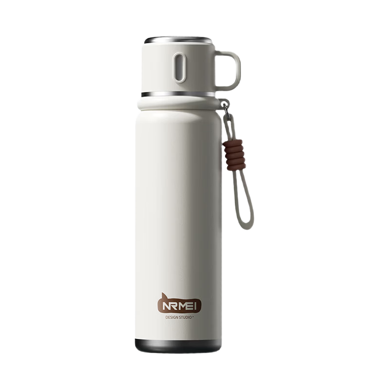 NRMEi Large Capacity Insulated Tumbler for Women 2026 New Student School Use High-Value Dual-Drink Tea Cup for Teens