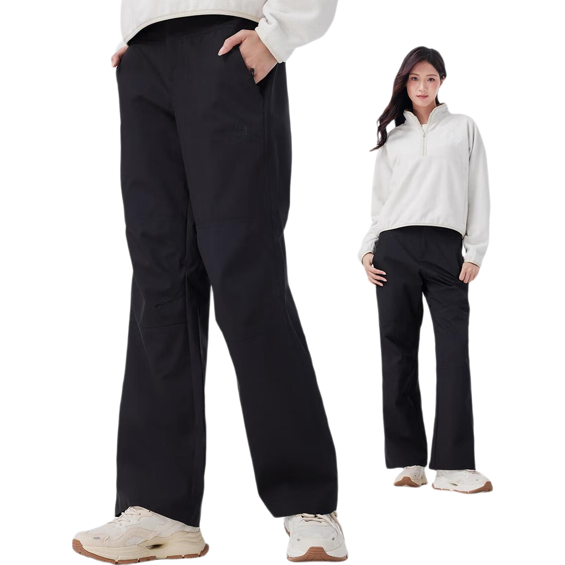 CAMEL Dilireba Edition Women's Softshell Pants 2025 New Outdoor Windproof Water-Repellent Breathable Trousers 6001