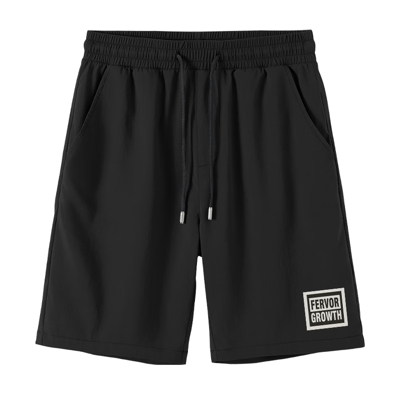 Baleno Men's Ice Cooling Shorts Simple Basic Quick-Dry Breathable Casual Mid-Length Ice Silk Air-Conditioned Five-Point Pants