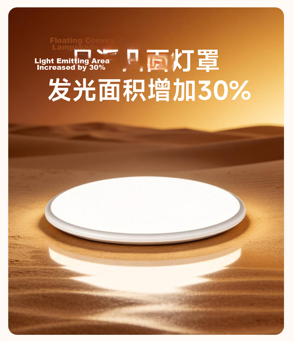Kuka LED Ultra-thin Eye-protection Ceiling Light with Philips Chip, Smart Lighting for Living Room and Bedroom, 40cm Round [Installation Included] 21