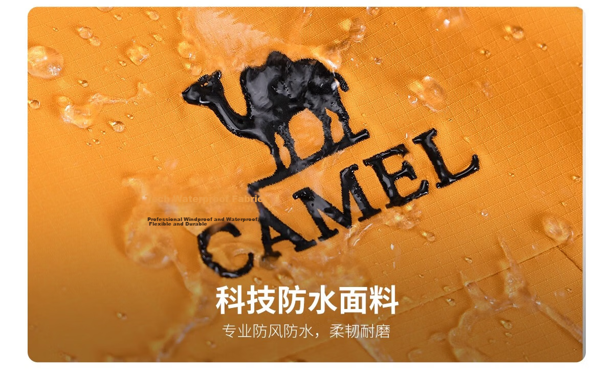 CAMEL Women's Short Outdoor Jacket 3-in-1 Fleece Liner Water-Resistant Windproof Coat 32