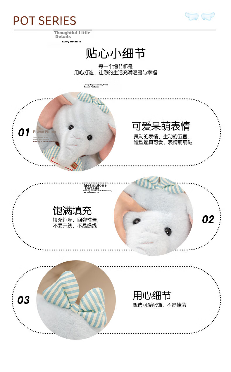 WELTSTON Plush Toy Little Sheep Doll Cushion Pillow Decoration Cloth Doll Birthday Gift for Girls Alpaca Plush Toy 11