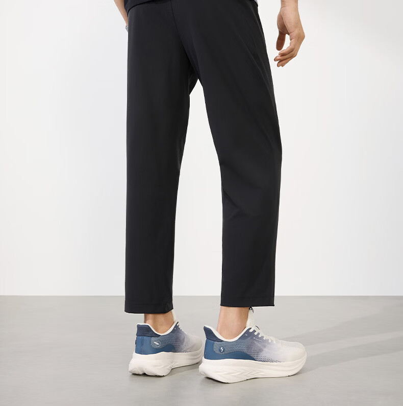 361° Men's Summer Sun Protection Ice Silk Sports Pants Casual Loose Thin Straight Nine-Point Pants 652624714H-3 38