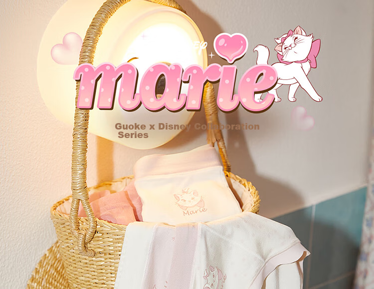 Gukoo Modal Women's Underwear Spring Summer Marie Cat Collaboration New Pure Cotton Crotch Ladies Underwear Set L 1