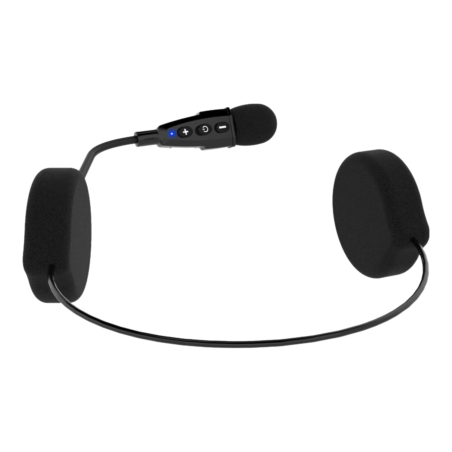 EJEAS E1+ Motorcycle Helmet Bluetooth Headset HD Sound Quality Earphones for Delivery Riding Universal Black
