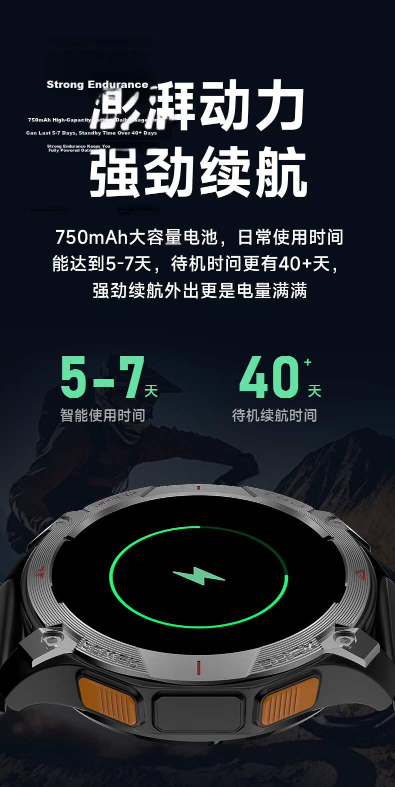 MY Five-Star Dual-Frequency GPS Professional Sports Watch Outdoor Running Pacing Built-in Navigation Heart Rate Band 13